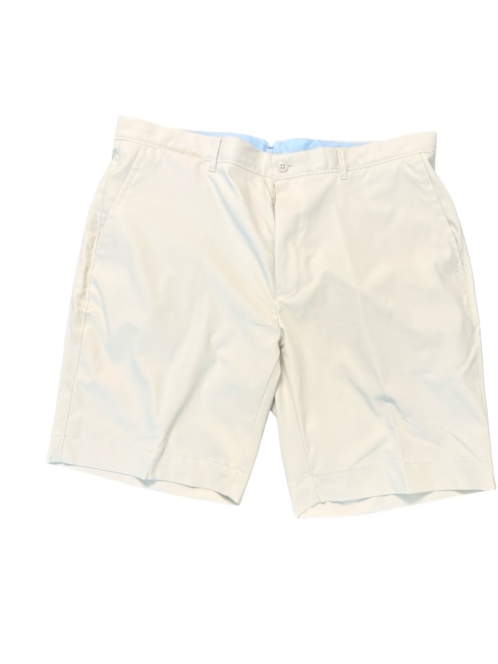 J. Crew Men's Cream Flat Front Chino Shorts